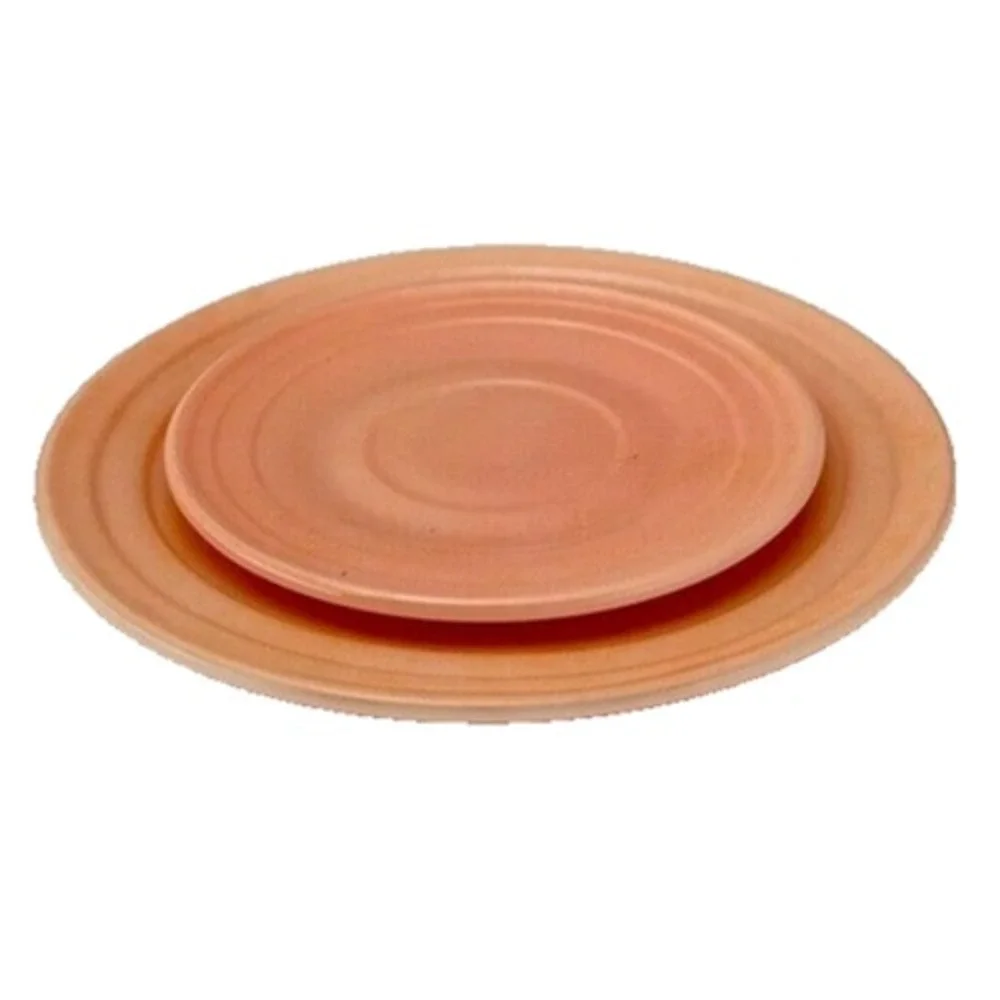 Vintage Pink Hazel Atlas Little Hostess Tea Set Plate & Saucer‎ Pastelware